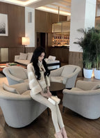 Short Faux Fur Stand-Collar Jacket