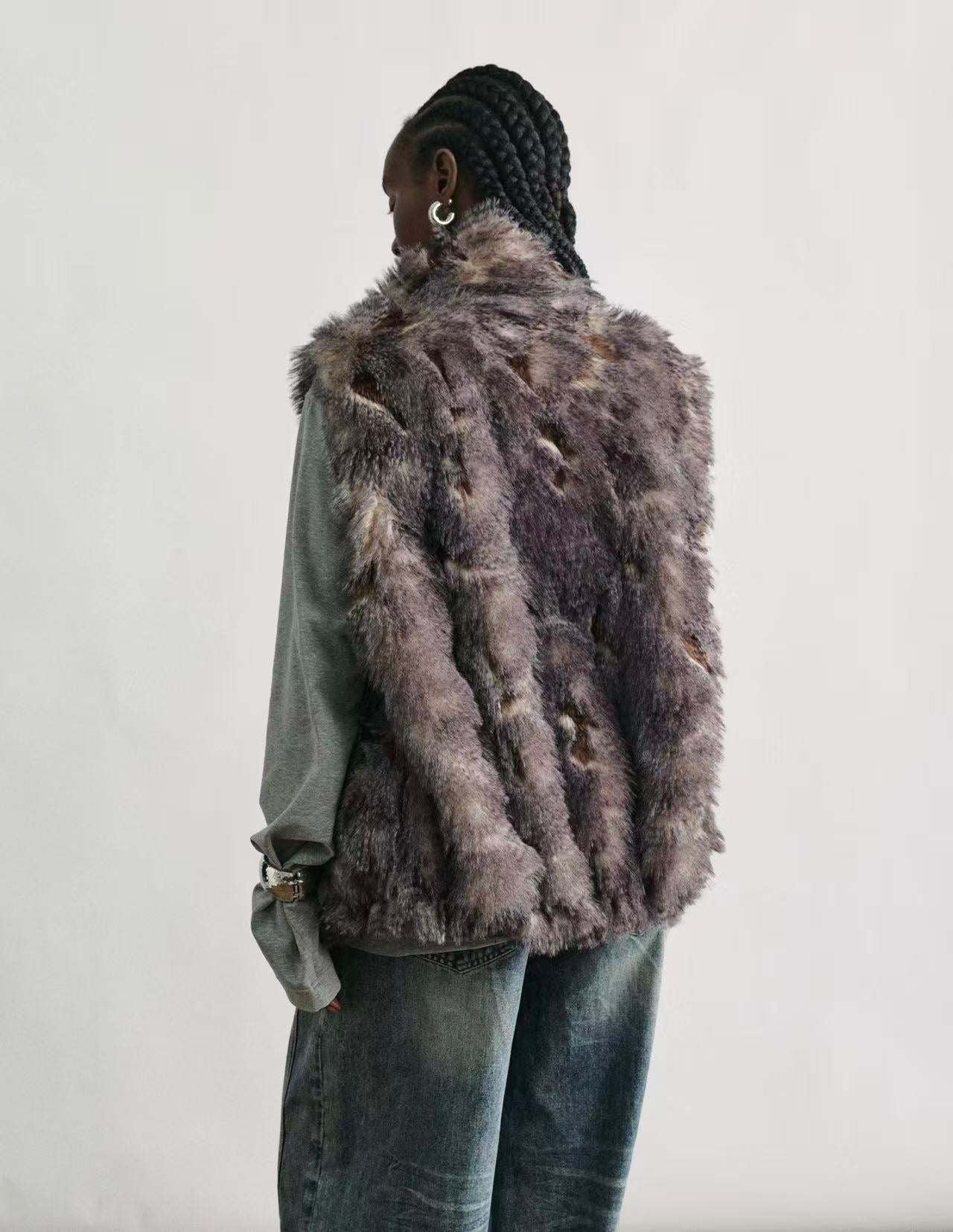 Reversible Faux Fur Vest
