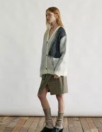 Alpaca Blend Textured Cardigan