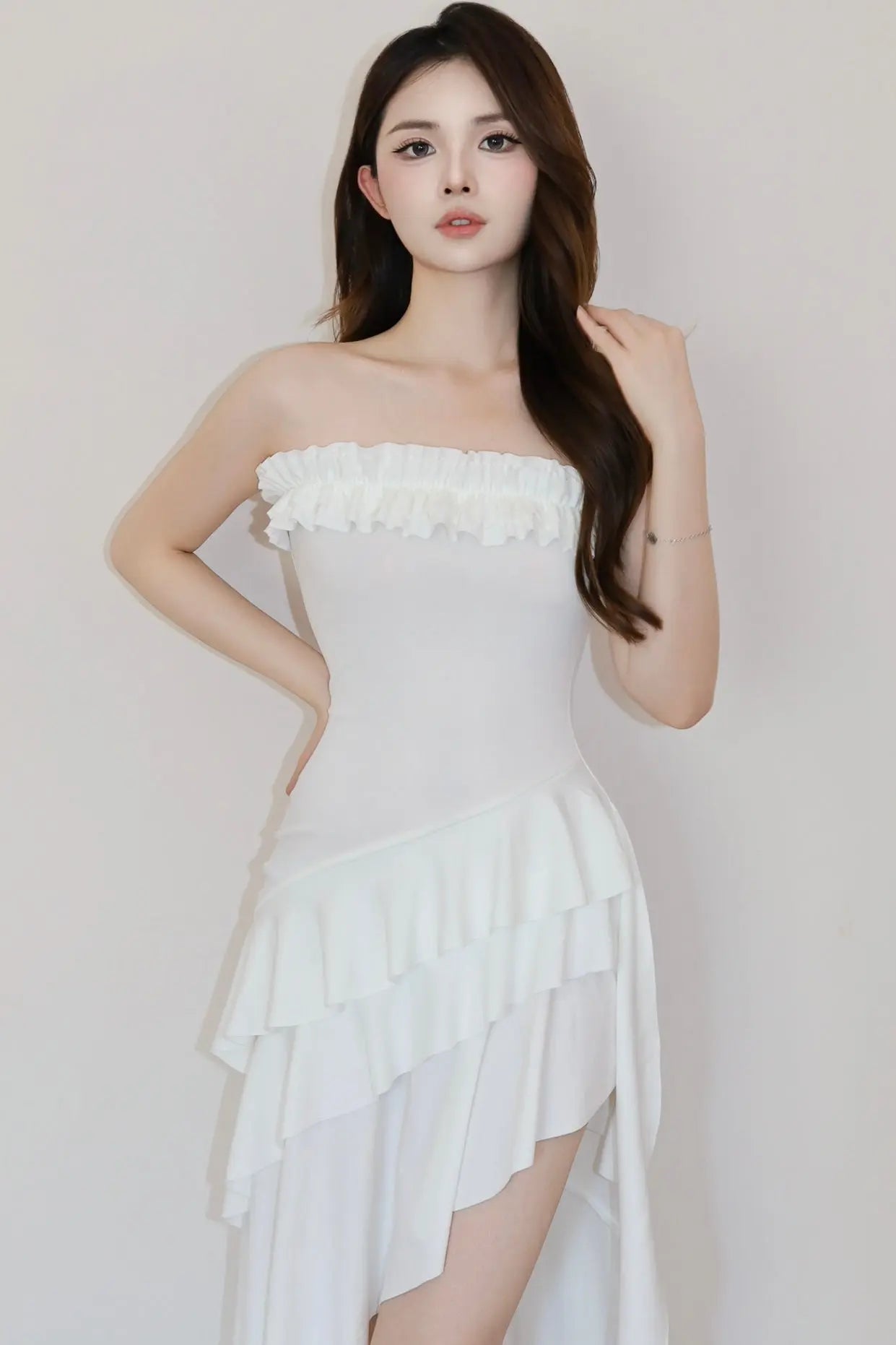 Moonlit Cascade Dress - Velanocta