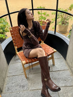 Striped Asymmetrical Shoulder Top & Wrap Shorts Set