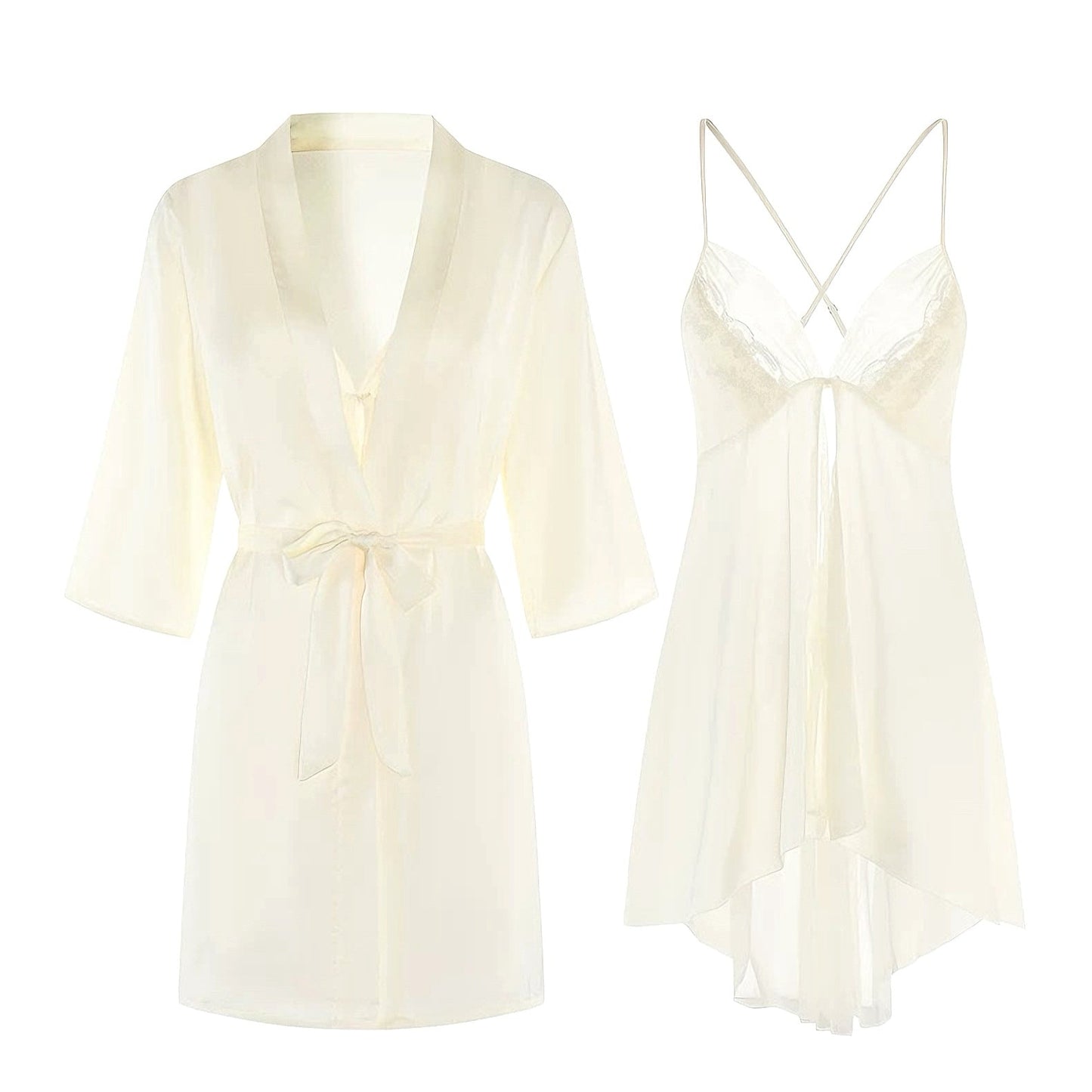 Luna Cream Sleep Set