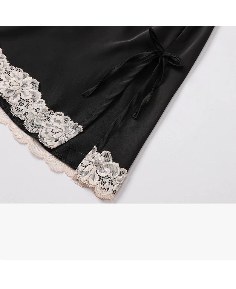 Noir Lace Sleep Set