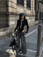 Sheer Panel Fitted Bodysuit