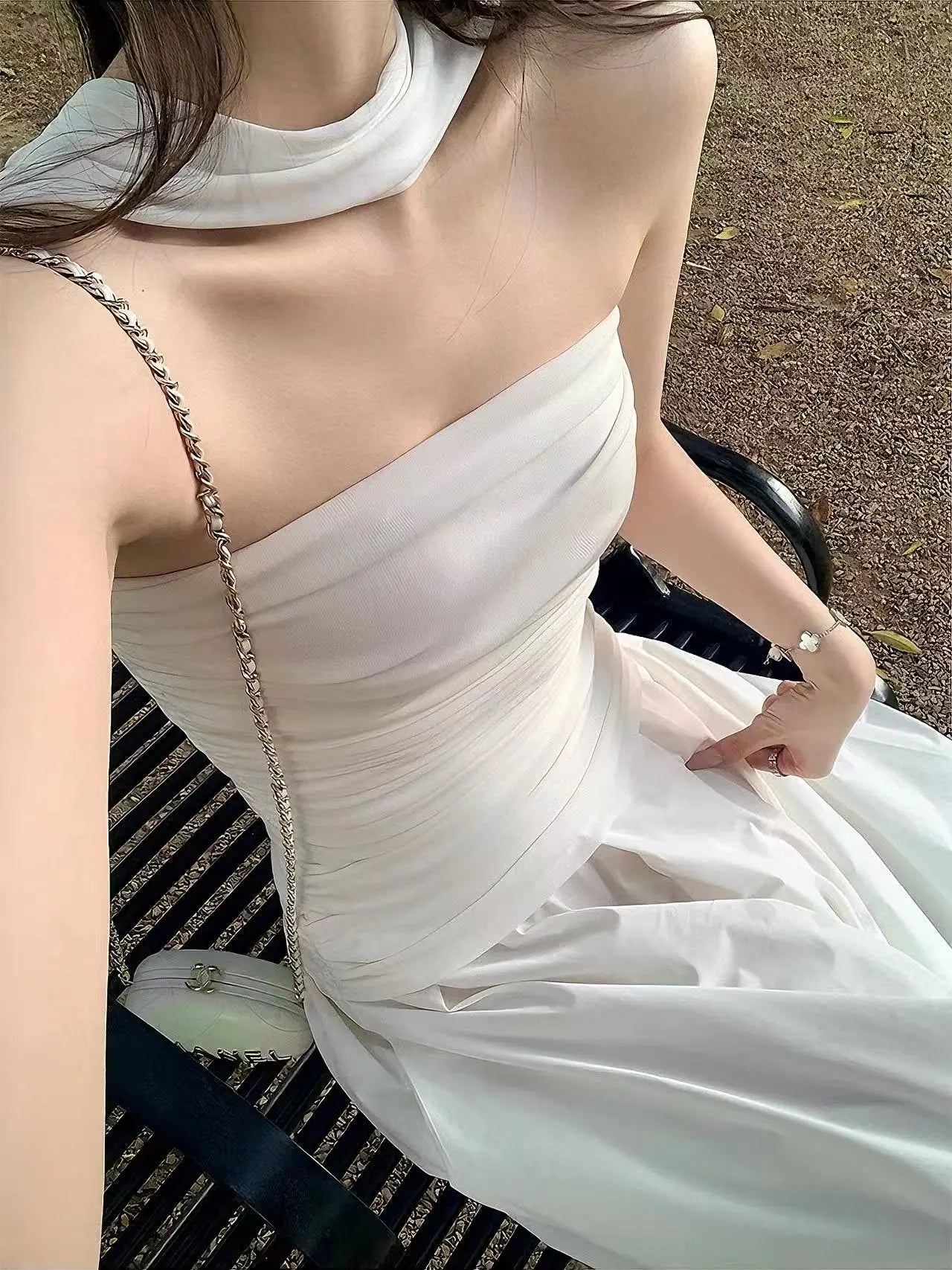 Serene Drape Gown - Velanocta