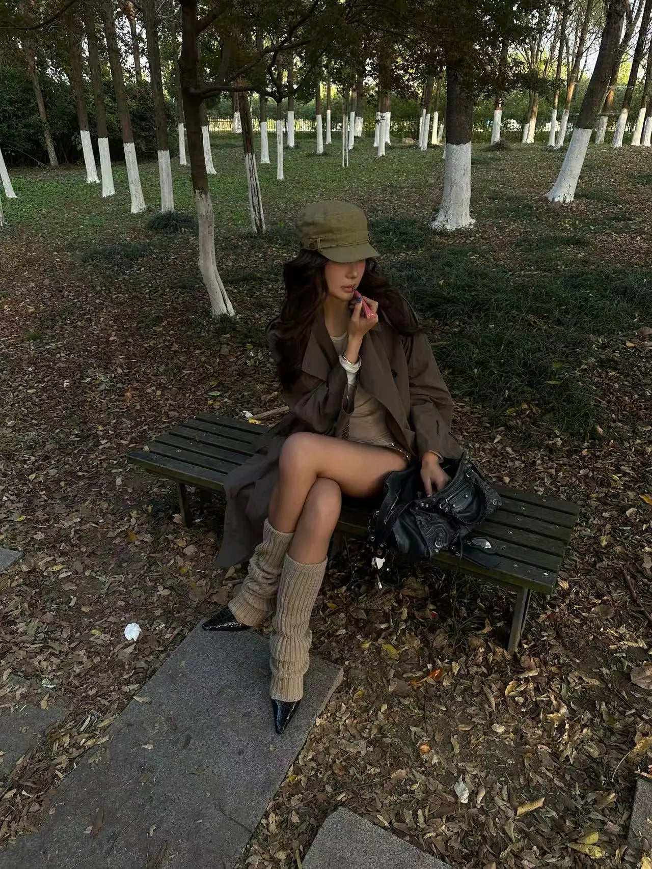 Autumn Walk Flow Coat - Velanocta