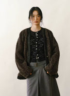 Soft Curl Faux Shearling Coa