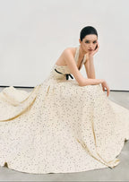 Speckled Grace Halter Gown