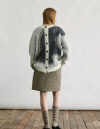 Alpaca Blend Textured Cardigan