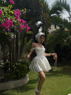 Garden Muse Corset Mini Dress