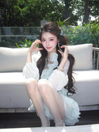 Romantic Ruffle Top & Mini Skirt Set