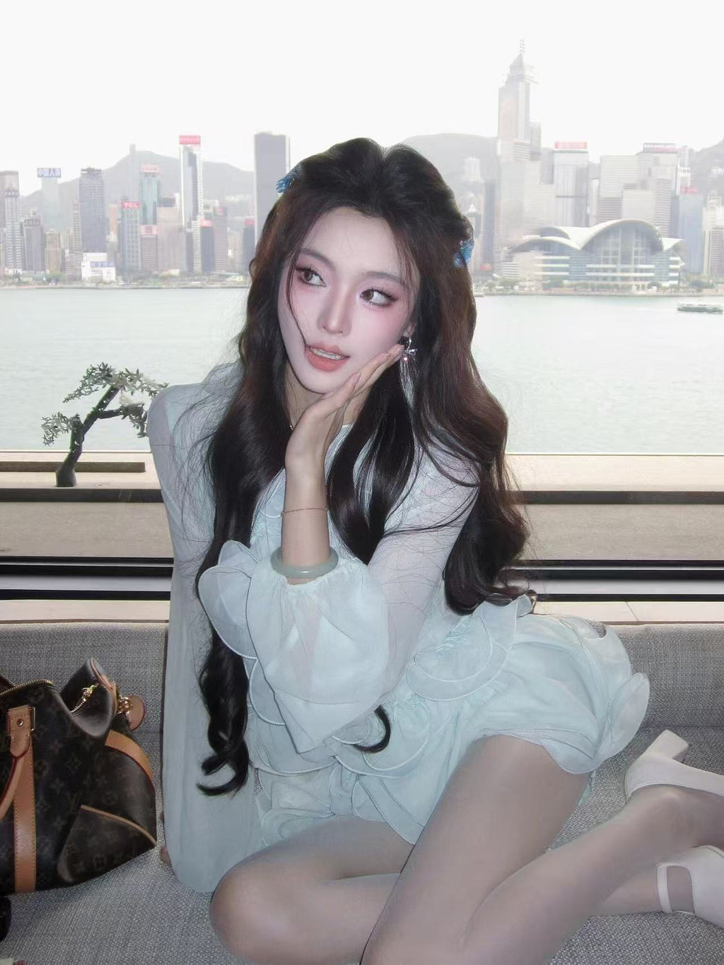 Romantic Ruffle Top & Mini Skirt Set