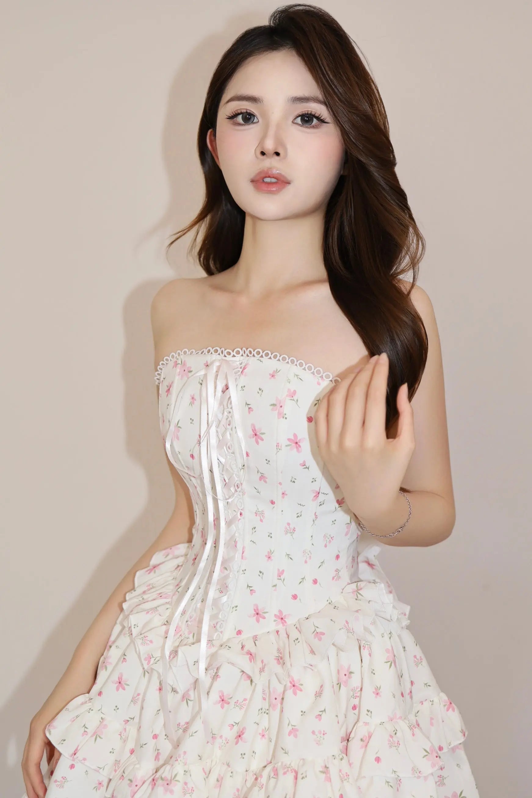 Blossom Belle Corset Dress - Velanocta