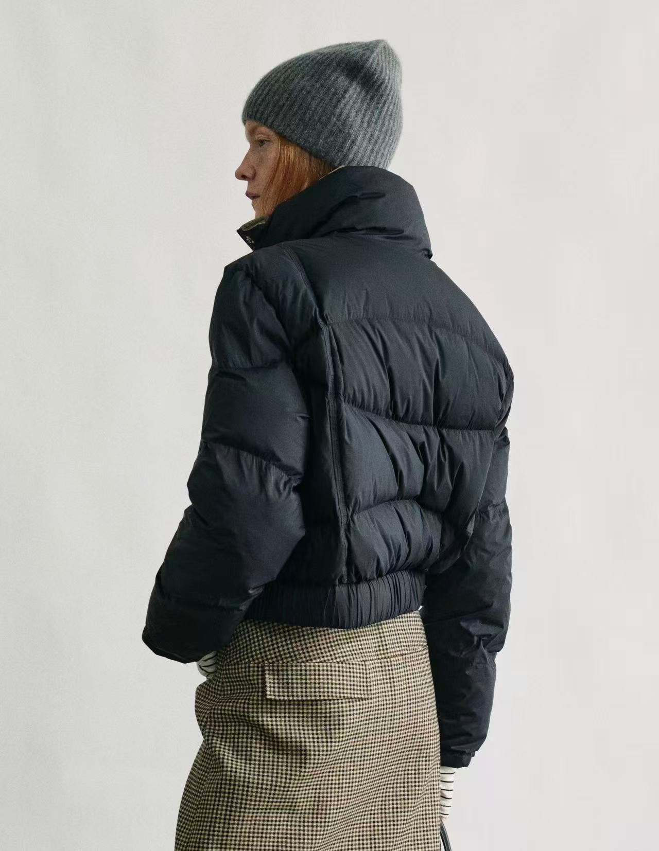 Reversible Short Puffer Jacket