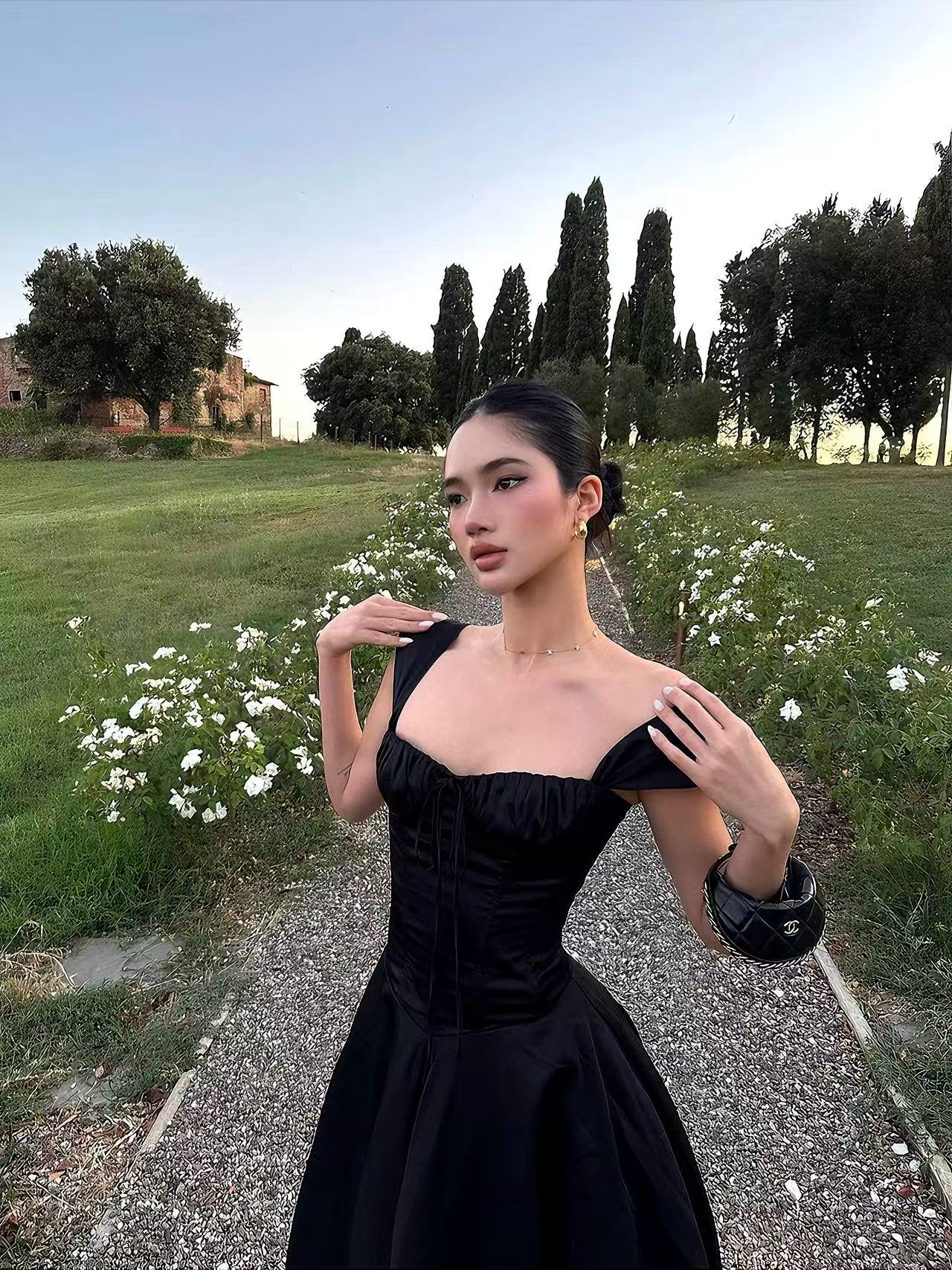 Midnight Garden Corset Dress