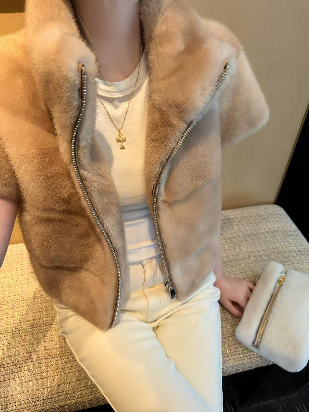 Luxury Eco Faux Fur Vest