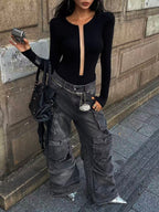 Sheer Panel Fitted Bodysuit