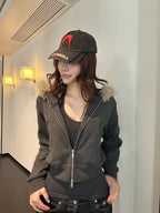 Urban Fur Trim Hoodie