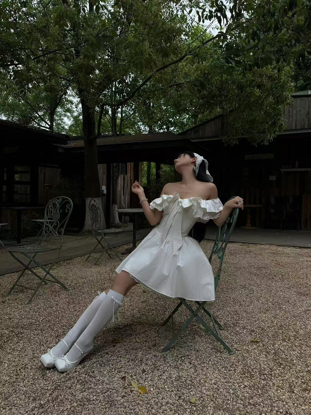 White Garden Sonata Dress