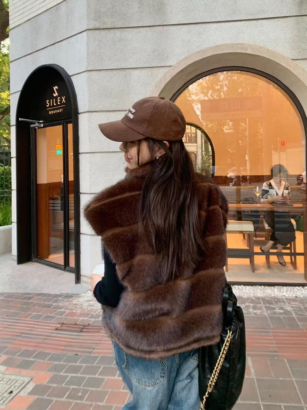 Two-Way Eco Faux Fur Vest