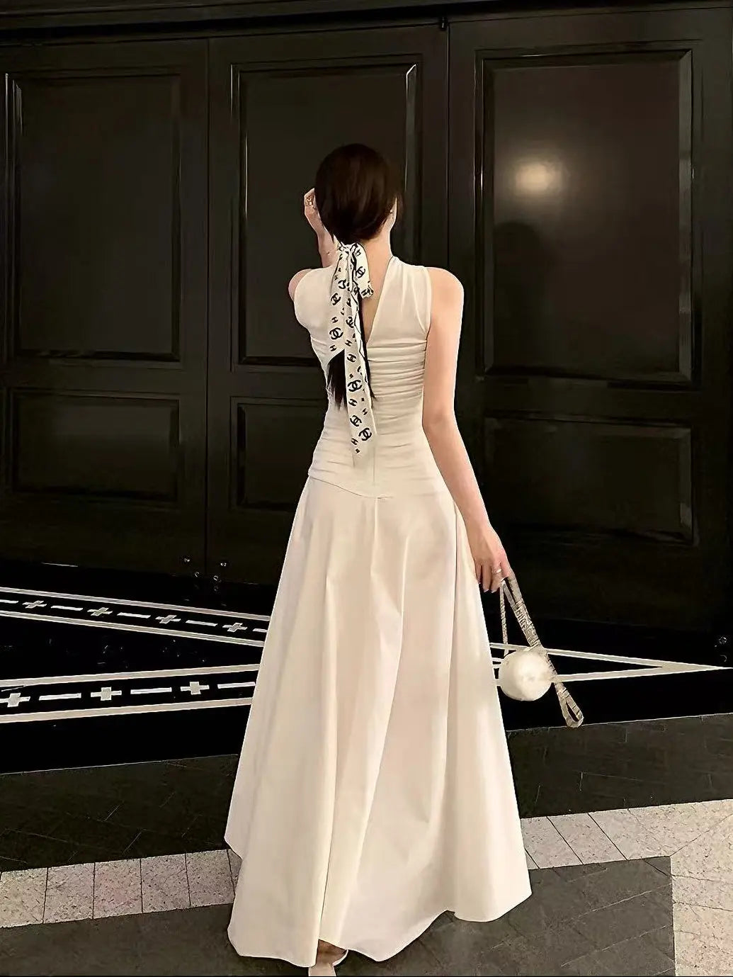 Serene Drape Gown - Velanocta