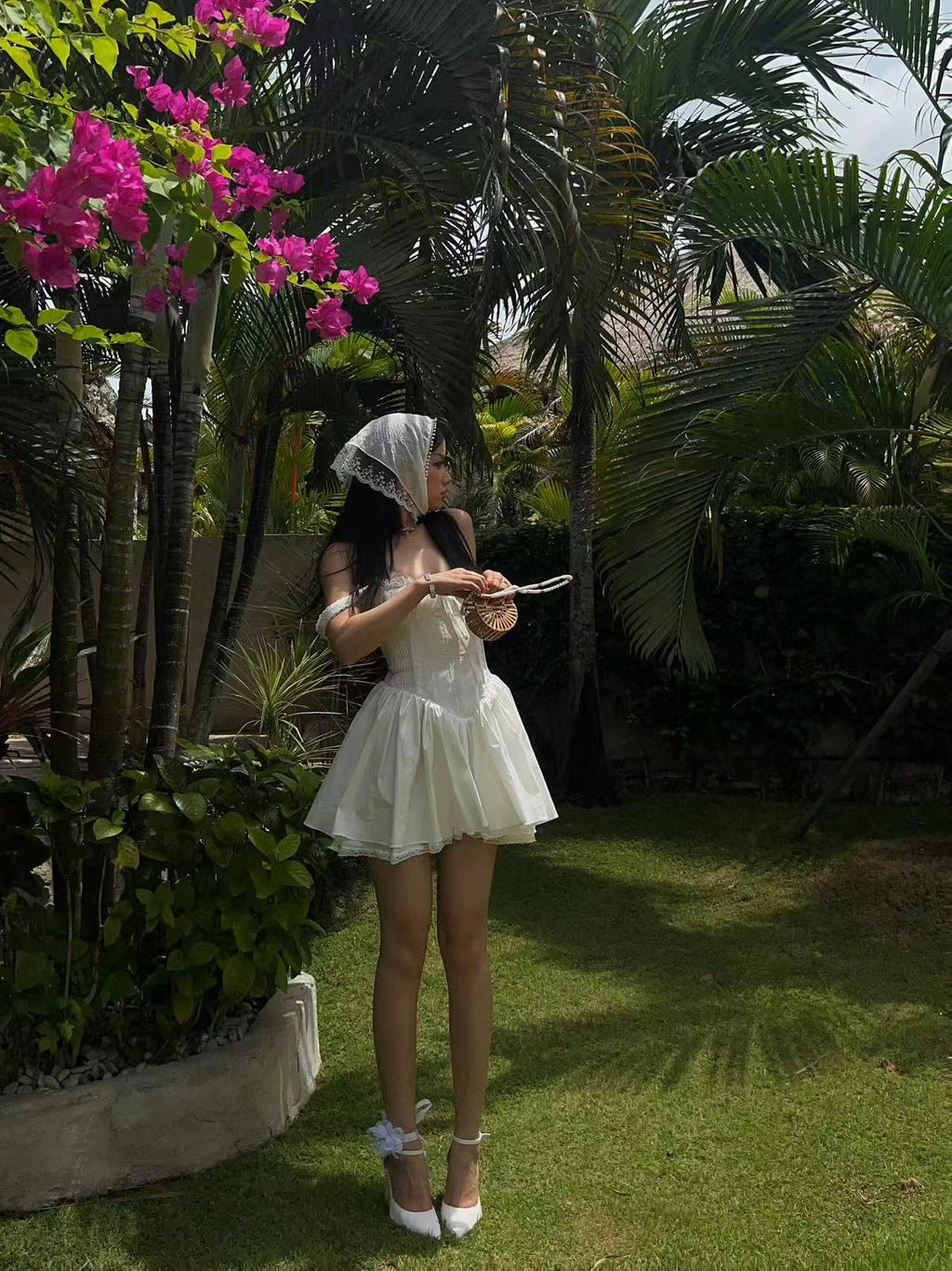 Garden Muse Corset Mini Dress