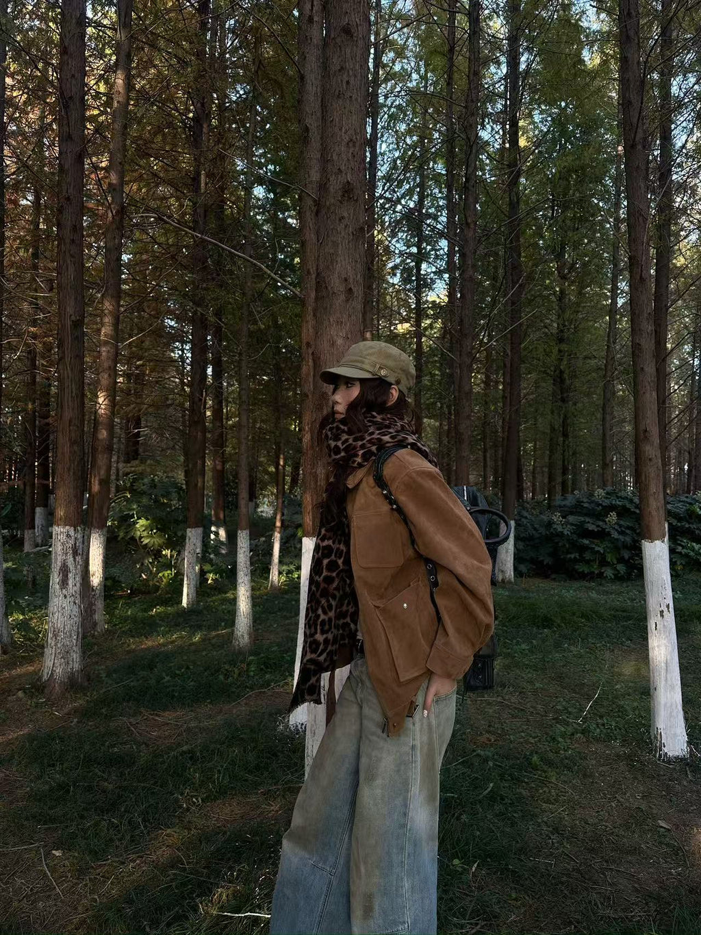 Retro Suede Workwear Jacket