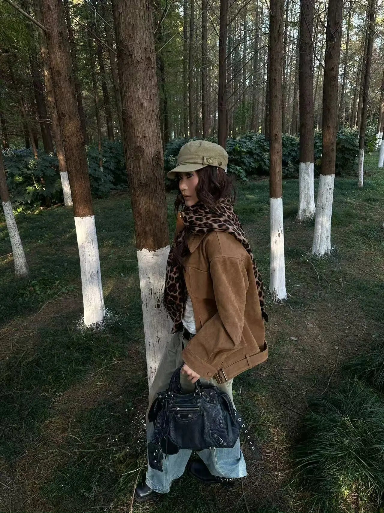 Retro Suede Workwear Jacket - Velanocta