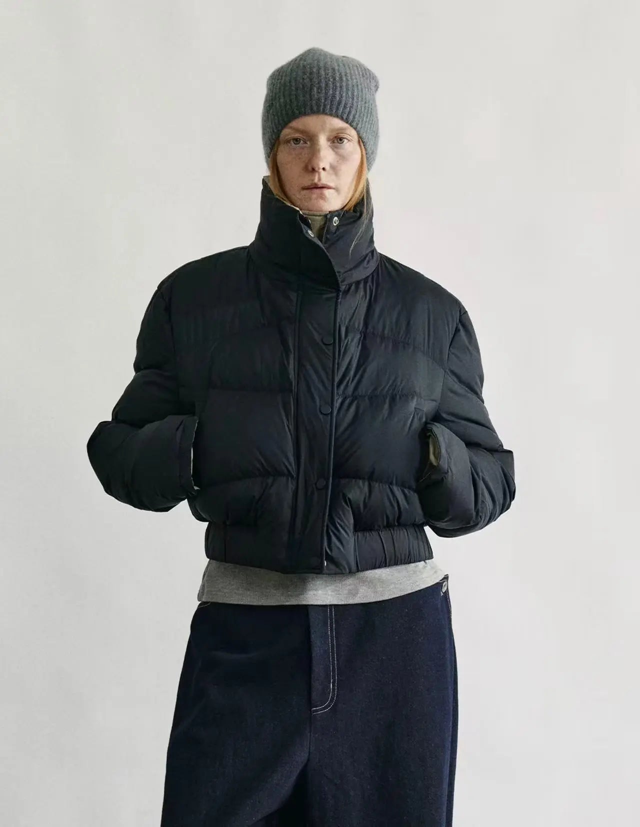 Reversible Short Puffer Jacket - Velanocta