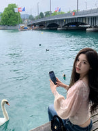 Asymmetric Sheer Snake-Print Off-Shoulder Top