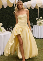 Embroidered Mesh Strap Maxi Dress