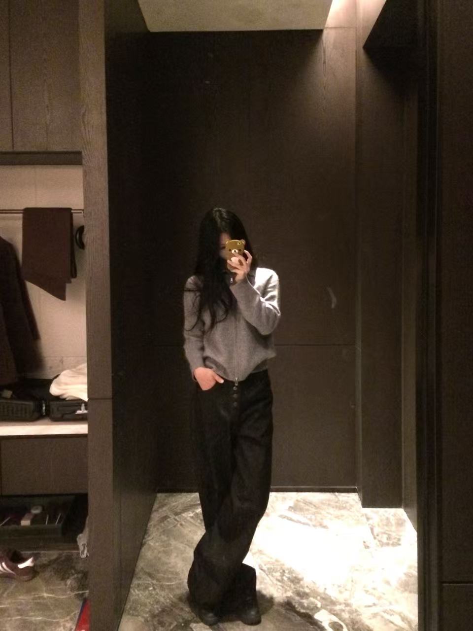 Heritage Wool Blend Zip Cardigan