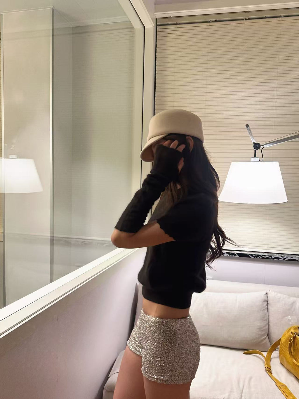 Soft Knit Sleeve-Set Sweate