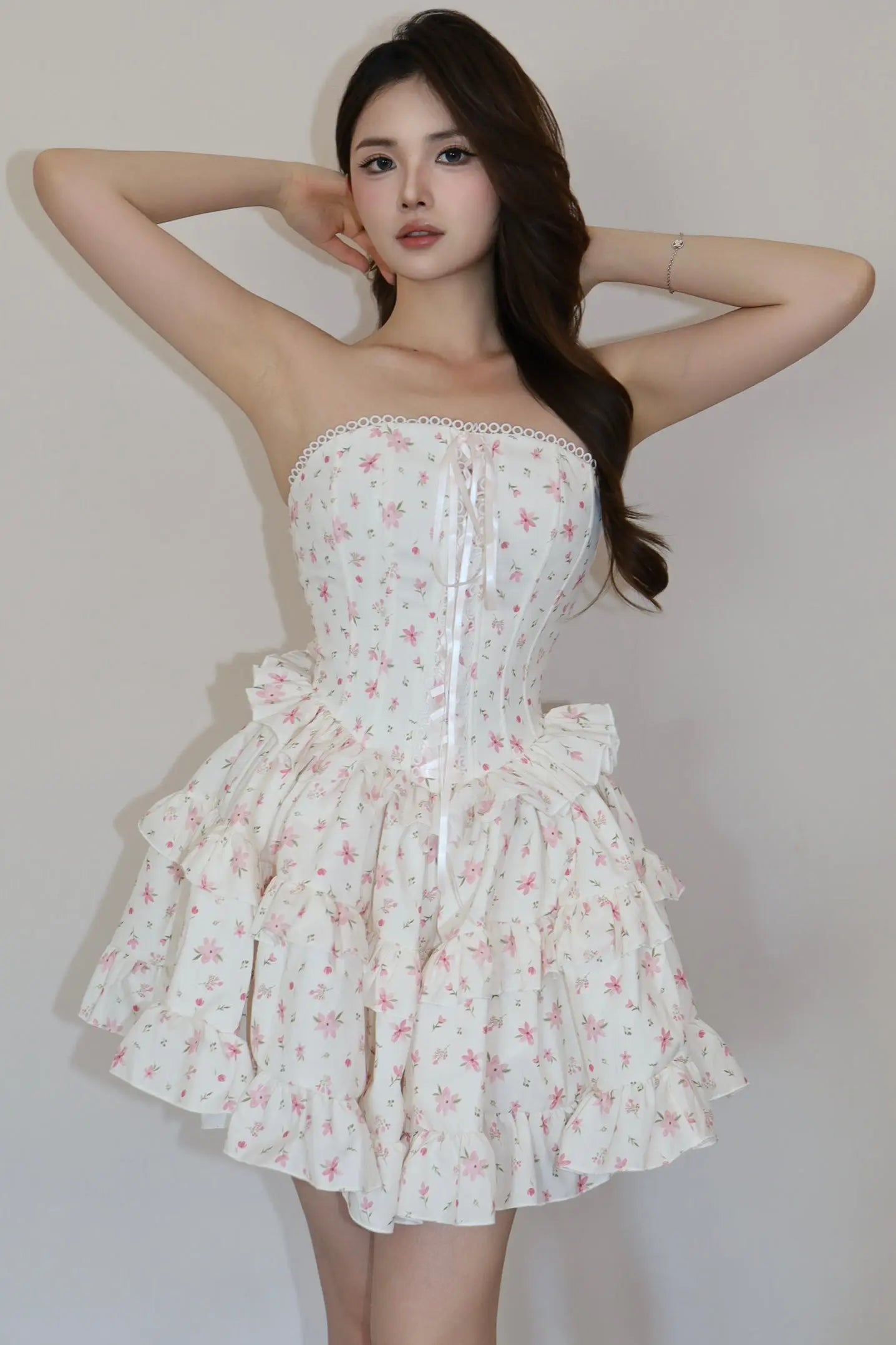 Blossom Belle Corset Dress - Velanocta
