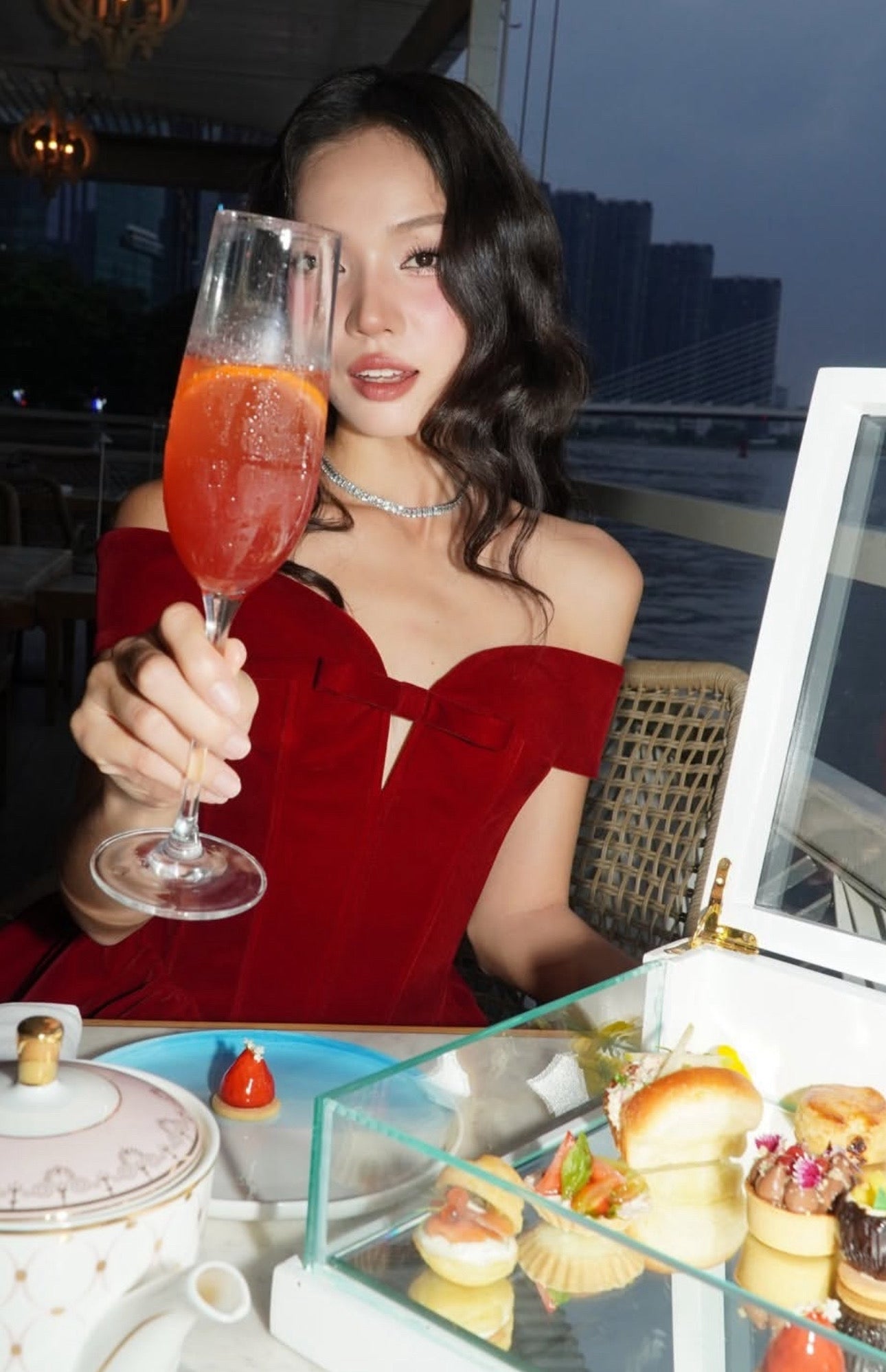 Velvet Off-Shoulder Party Mini Dress