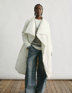 Feather-Light Belted Puffer Coat