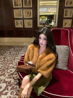 Luxury Eco Faux Fur Cropped Jacket