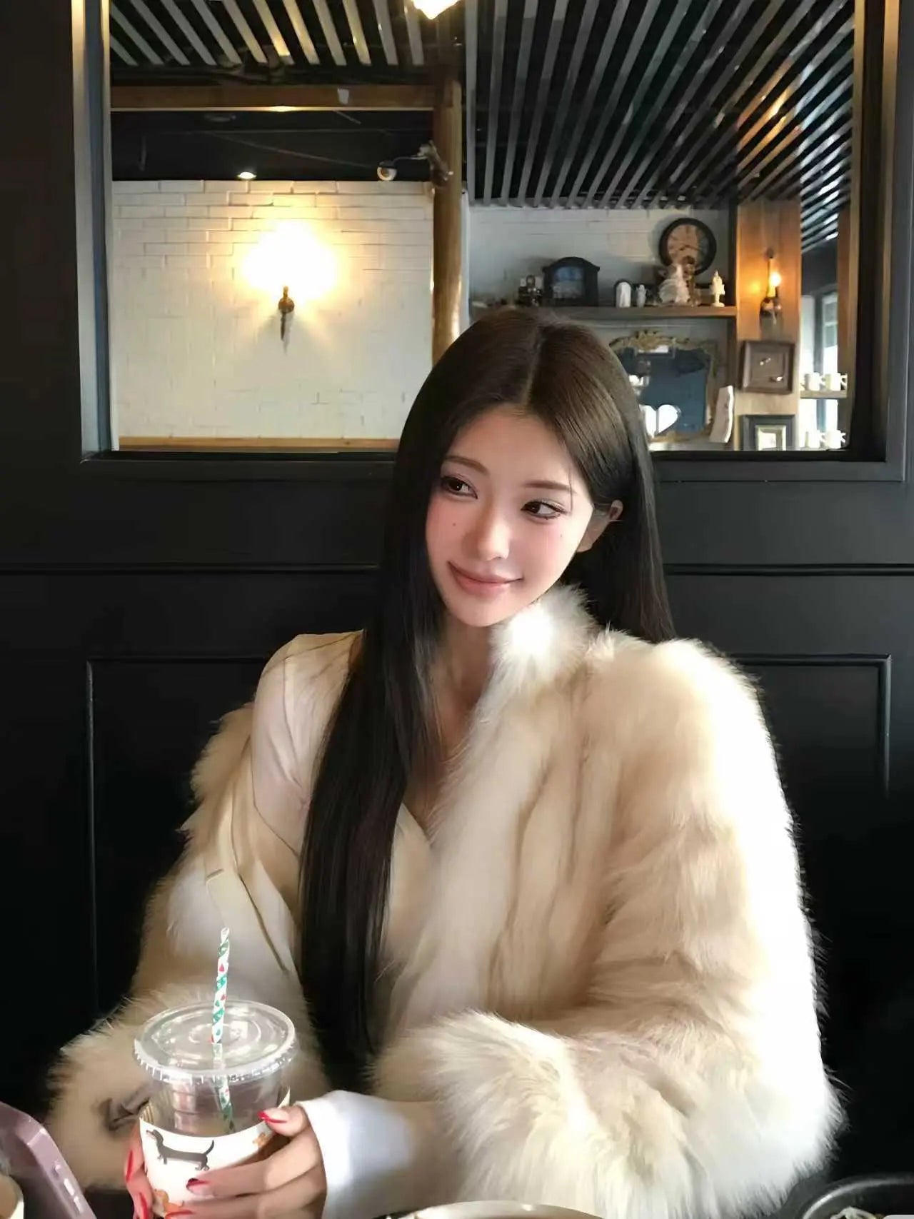 Fox Fur Coat Short Luxury Style - Velanocta